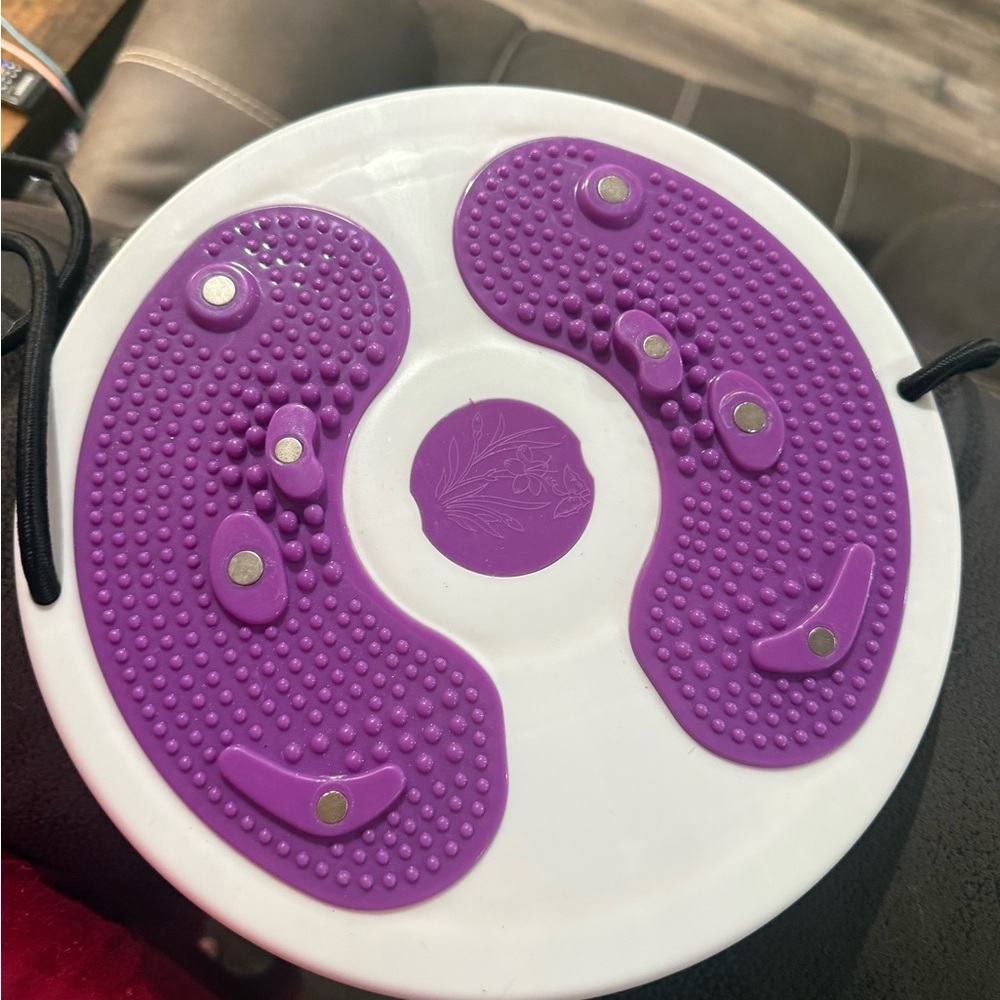 Purple and White Waist Twister Board